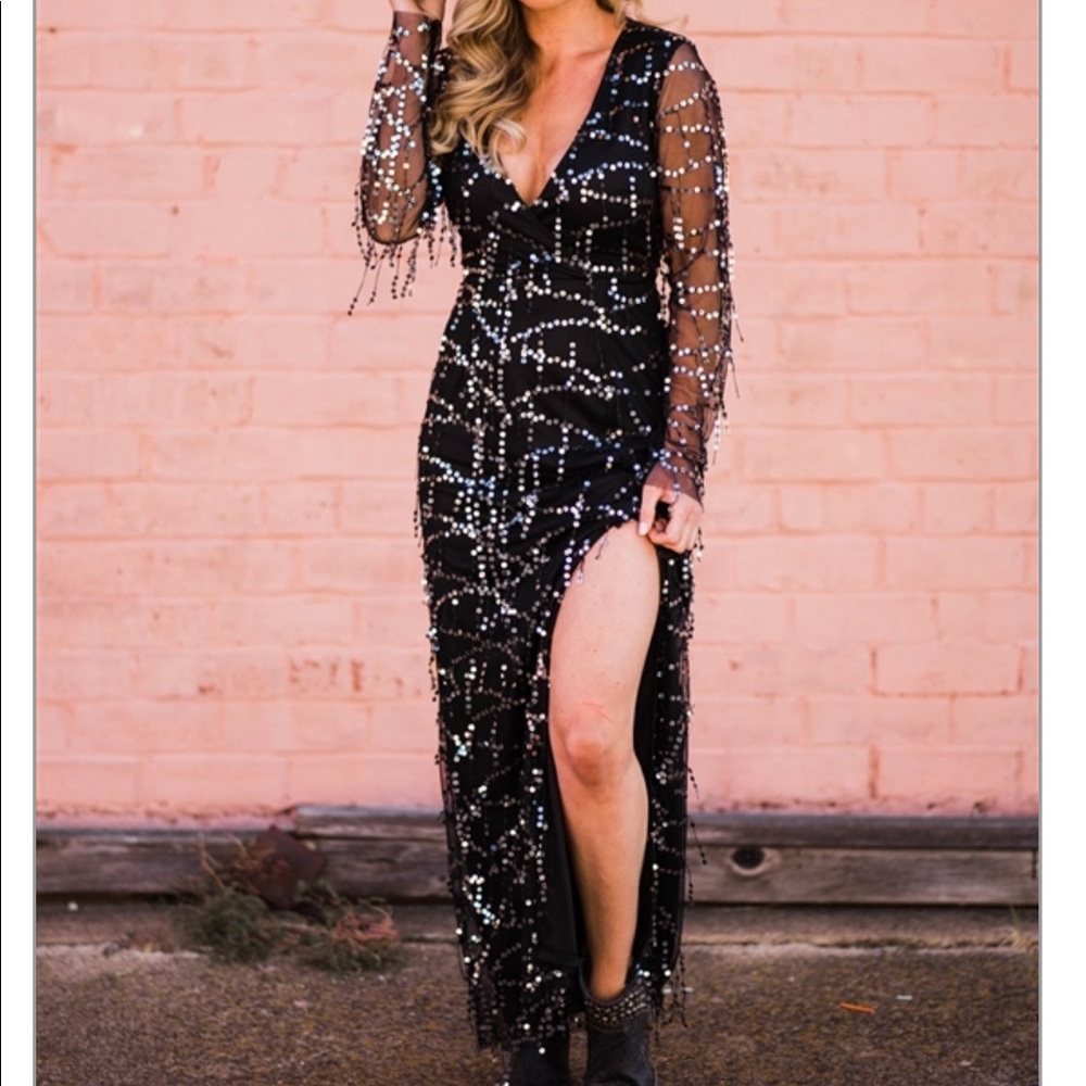 “Miss Me Baby” Sequin Dress-Southern Fried Chicks
